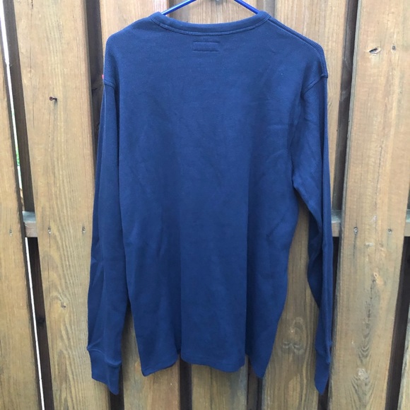 UNDFTD Undefeated Blue Thermal Shirt - Picture 3 of 6